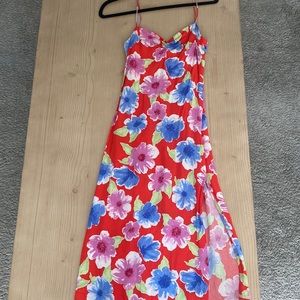 Bershka long midi dress size small